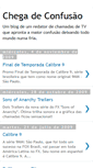 Mobile Screenshot of chegadeconfusao.blogspot.com