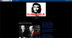 Desktop Screenshot of columnarebelde.blogspot.com