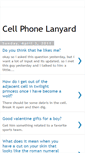 Mobile Screenshot of cellphonelanyard.blogspot.com