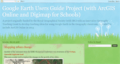 Desktop Screenshot of googlearthusersguide.blogspot.com