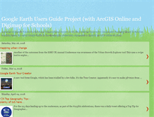Tablet Screenshot of googlearthusersguide.blogspot.com