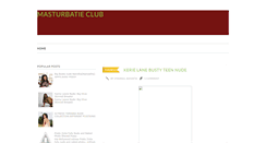 Desktop Screenshot of masturbatieclub.blogspot.com