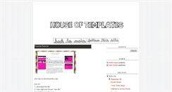 Desktop Screenshot of houseoftemplates.blogspot.com