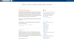 Desktop Screenshot of longchallengingroad.blogspot.com