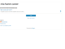 Tablet Screenshot of mia-hamm-career.blogspot.com