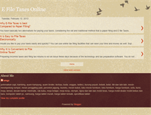 Tablet Screenshot of efiletaxesonline.blogspot.com