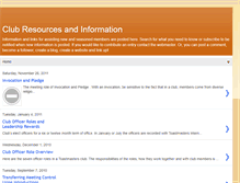 Tablet Screenshot of clubinfoandresources.blogspot.com