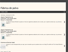 Tablet Screenshot of fabricadepolvo.blogspot.com