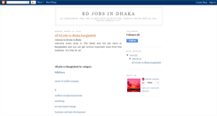 Desktop Screenshot of bdjobsindhaka.blogspot.com