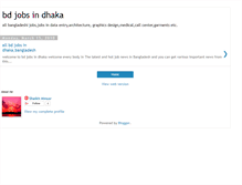 Tablet Screenshot of bdjobsindhaka.blogspot.com
