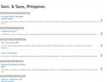 Tablet Screenshot of gobyernopinoy.blogspot.com