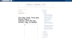 Desktop Screenshot of here2cheeruup.blogspot.com