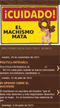 Mobile Screenshot of nomasmachismo.blogspot.com