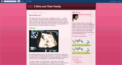 Desktop Screenshot of 2girlsandtheirfamily.blogspot.com