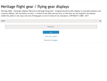 Tablet Screenshot of heritageflightgear.blogspot.com