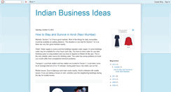 Desktop Screenshot of indian-business-ideas.blogspot.com