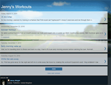 Tablet Screenshot of jensworkouts.blogspot.com