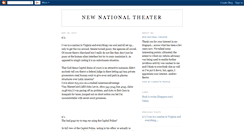 Desktop Screenshot of newnationaltheater.blogspot.com