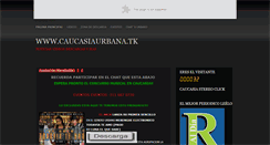 Desktop Screenshot of caucasiaurbana.blogspot.com