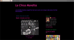 Desktop Screenshot of chicamandita.blogspot.com