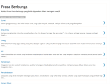 Tablet Screenshot of frasaberbunga.blogspot.com