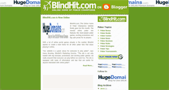 Desktop Screenshot of blindhit.blogspot.com