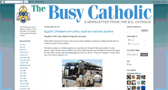 Desktop Screenshot of busycatholic.blogspot.com