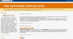 Desktop Screenshot of giftwarespecialists.blogspot.com