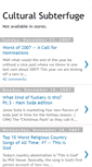 Mobile Screenshot of culturalsubterfuge.blogspot.com