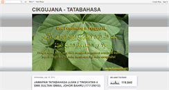 Desktop Screenshot of cikgujana-tatabahasa.blogspot.com