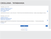 Tablet Screenshot of cikgujana-tatabahasa.blogspot.com