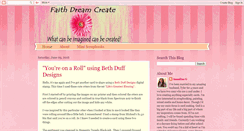 Desktop Screenshot of faith-dream-create.blogspot.com