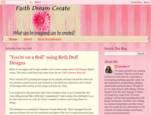 Tablet Screenshot of faith-dream-create.blogspot.com