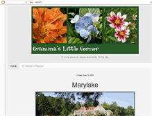 Tablet Screenshot of grammaslittlecorner.blogspot.com