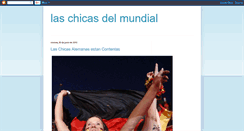 Desktop Screenshot of laschicasdelmundial2010.blogspot.com