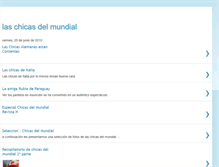 Tablet Screenshot of laschicasdelmundial2010.blogspot.com