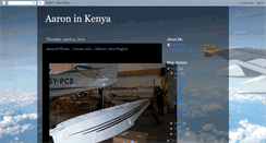 Desktop Screenshot of aaroninkenya.blogspot.com