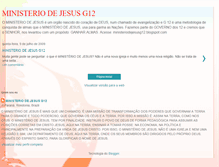 Tablet Screenshot of ministeriodejesusg12.blogspot.com