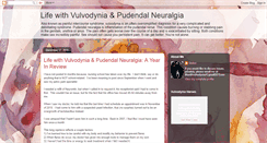 Desktop Screenshot of lifewithvulvodynia.blogspot.com