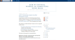 Desktop Screenshot of acmwnews.blogspot.com