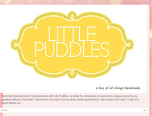 Tablet Screenshot of littlepuddlescustomjewellery.blogspot.com