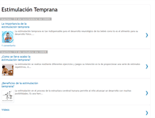 Tablet Screenshot of estimulacionntemprana.blogspot.com