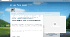 Desktop Screenshot of blogdojuniocesar.blogspot.com
