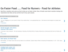 Tablet Screenshot of gofasterfood.blogspot.com