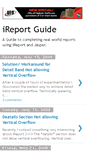 Mobile Screenshot of ireport-guide.blogspot.com