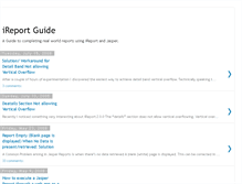 Tablet Screenshot of ireport-guide.blogspot.com