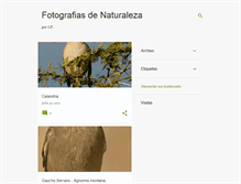 Tablet Screenshot of fotografiasdenaturaleza.blogspot.com