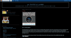 Desktop Screenshot of 50facesat50mm.blogspot.com