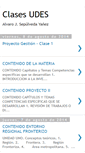 Mobile Screenshot of clasesudes.blogspot.com