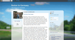 Desktop Screenshot of bostontogermany.blogspot.com